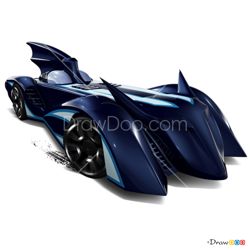 How to Draw Batmobile, Hot Wheels